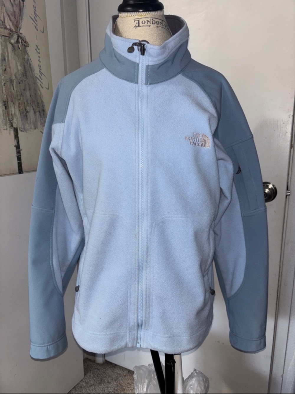 The North Face Pale Blue & Slate Blue Fleece Jacket